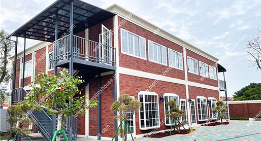 Wat een perfect containerschoolgebouw